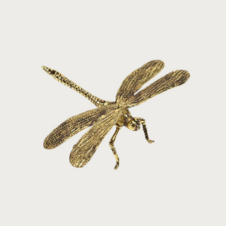 Golden Dragonfly Figurine