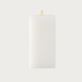 Luminara White Wax Square Flameless Pillar Candles, Flameless Candle, Candle, Luminara, Decor, Home Decor, Third & Main