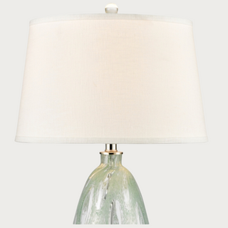 Bayside Blues Glass LED Table Lamp, Lighting, table lamp, home decor