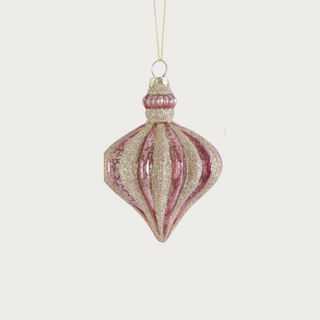 Pink Mercury Glass Ornaments - Three Versions