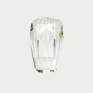 This beautiful tiny but mighty clear cut crystal glass vase is the epitome of luxury, The detailing is amazing and this vase will make for a statement decor piece for a single stem floral! It also makes for a great gift. Home Decor, Third & Main, Luxury Home Decor, Crystal Vase