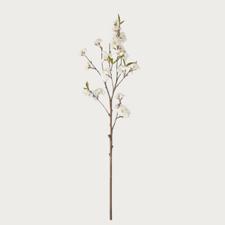 Faux White Cherry Blossom Spray, Home Decor, Third & Main, Flowers, Stem, Faux Florals, Floral, Spring/Summer Florals